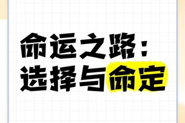 命运的选择：我们能否掌握自己的未来？