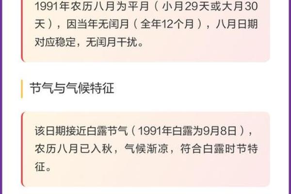 1991年阴历出生的人命运与性格解析