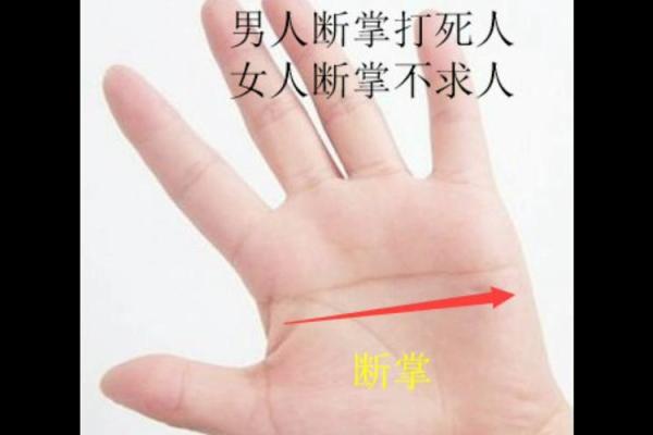 男子右手断掌，命运暗示与性格解析