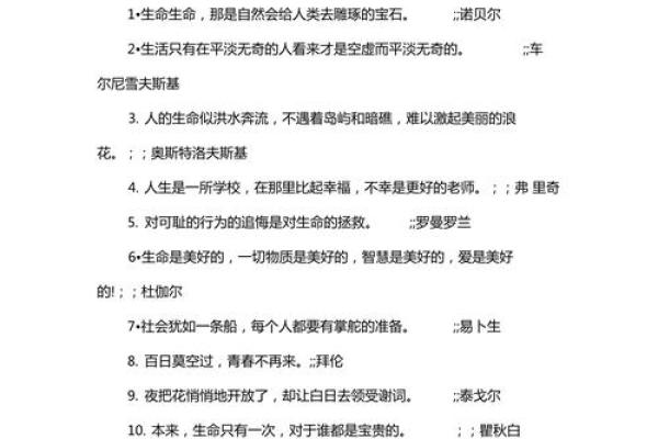 以命开头的成语，探寻生命的深层意义与价值