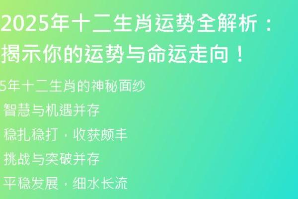 2025年命运探秘:解析五行与个人运势的深刻联系 2025年命运探秘:解析五行与个人运势的深刻联系