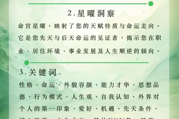 命主星落宫与命主特质解读：感知内在与外在的神秘力量
