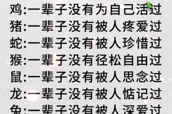 生肖与命运的深层揭秘：如何通过生肖了解自己的命运