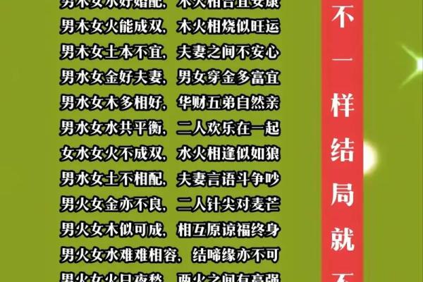 金命与其他命相结合：探讨最佳婚姻搭配的奥秘