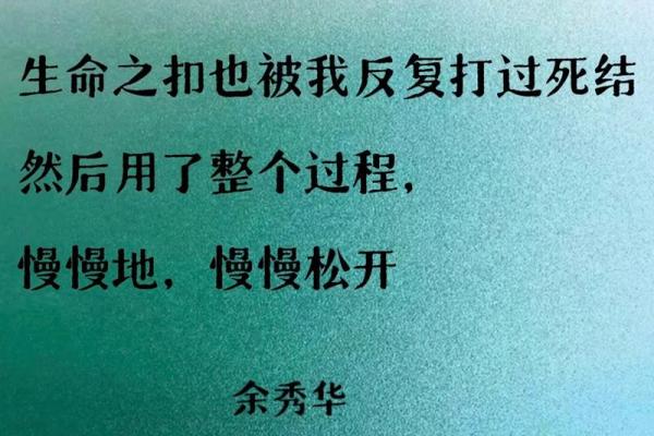为何我们不能算自己的命：命运与选择的深思