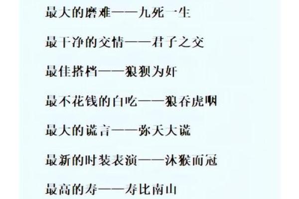 根据“什么什么”构成的成语大全：游刃有余的词汇之美