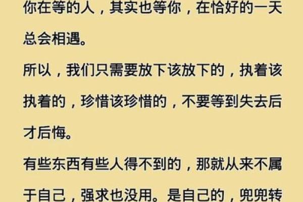 命里人：探寻生命中注定相遇的那个他她的意义与影响