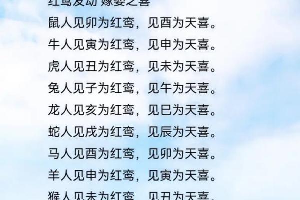 红鸾入命与天喜入命的深刻解析与人生启示