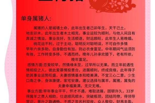 阴历95年属猪人：命运与性格的深度解析