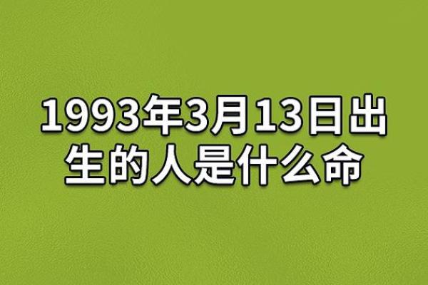 1993年正月十三日出生的命运与性格解析 1993年正月十三日出生的命运与性格解析
