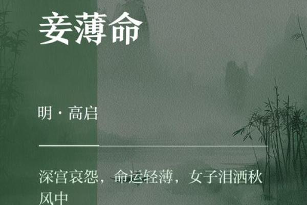 揭秘妾命：八字命理中的女人命运之谜