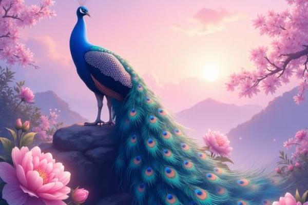 孔雀开屏：透视美丽背后的命理哲学与人生智慧