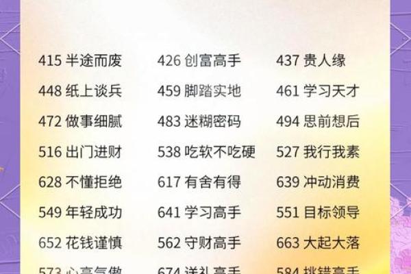 水命与数字的和谐关系：寻求最优幸运数字的密码