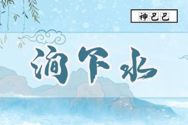 涧下水命与属相的完美结合:找到你的命理伴侣 涧下水命与属相的完美结合:找到你的命理伴侣