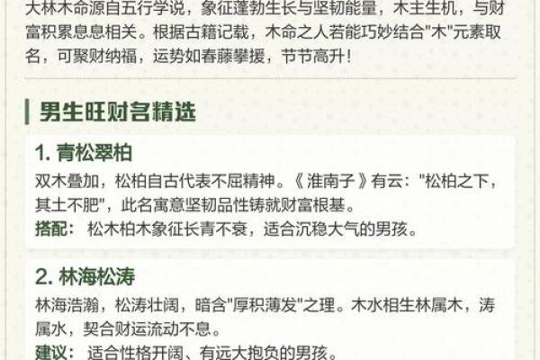 大林木命的五行特性与最佳搭配解析 大林木命的五行特性与最佳搭配解析