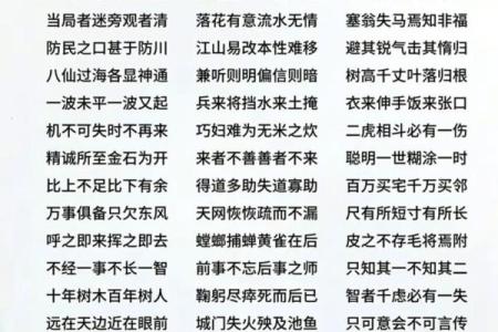 命理与归宿：启示人生的成语之美