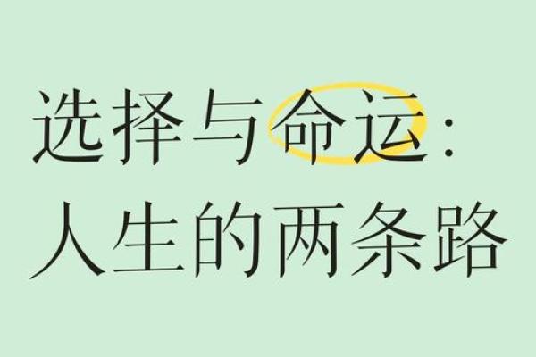 人生的不信命:面对命运,我们该如何选择? 人生的不信命:面对命运,我们该如何选择?