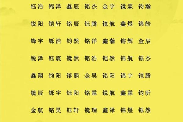 金命人生，选择什么宝宝最合适？探寻顺应性格的命名之道！