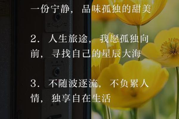 独来独往命理：探寻个体力量与人生轨迹的秘密