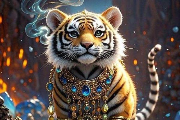 老虎脸的女人:命运的启示与雄壮的象征 老虎脸的女人:命运的启示与雄壮的象征