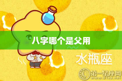 八字哪个是父用