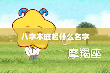 八字木旺起什么名字