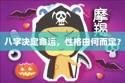 八字决定命运，性格由何而定？