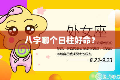八字哪个日柱好命？