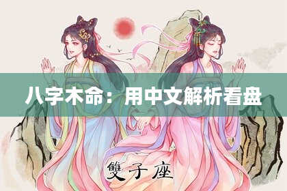 八字木命：用中文解析看盘