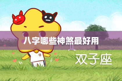 八字哪些神煞最好用