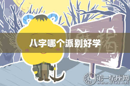 八字哪个派别好学