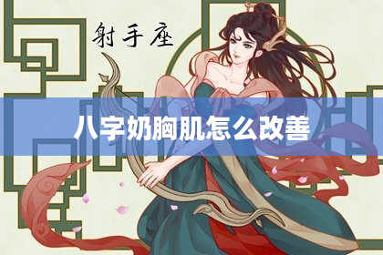 八字奶胸肌怎么改善