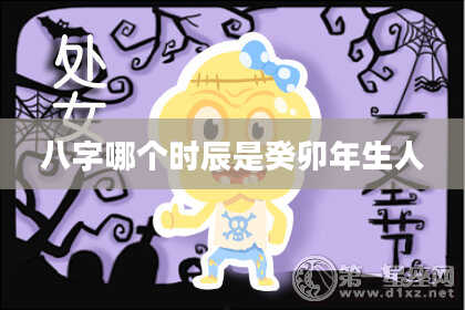 八字哪个时辰是癸卯年生人