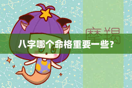 八字哪个命格重要一些？