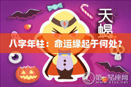 八字年柱：命运缘起于何处？