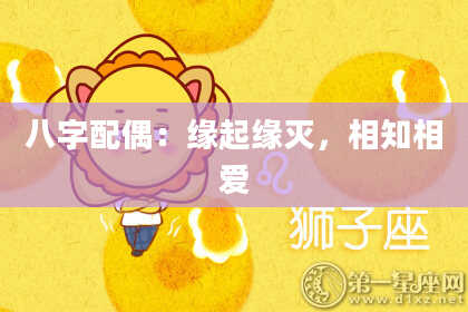 八字配偶：缘起缘灭，相知相爱