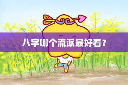八字哪个流派最好看？