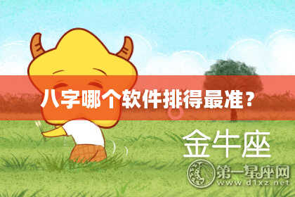 八字哪个软件排得最准？