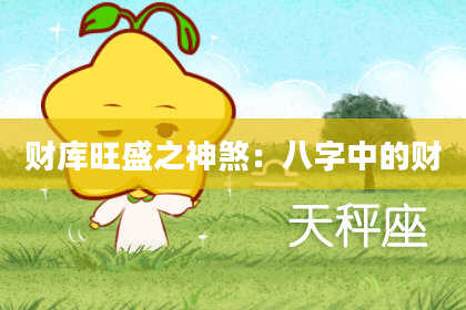 财库旺盛之神煞：八字中的财