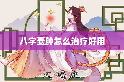 八字囊肿怎么治疗好用