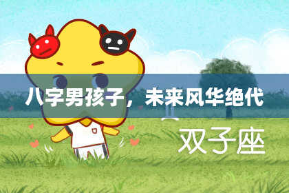 八字男孩子，未来风华绝代