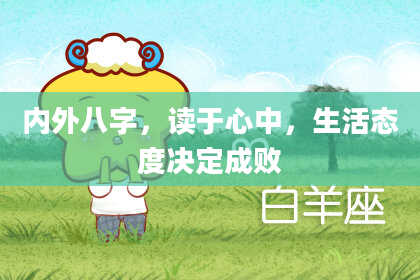 内外八字,读于心中,生活态度决定成败