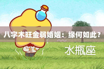 八字木旺金弱婚姻：缘何如此？
