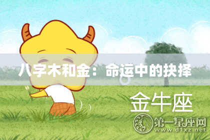 八字木和金：命运中的抉择