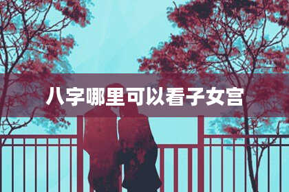 八字哪里可以看子女宫