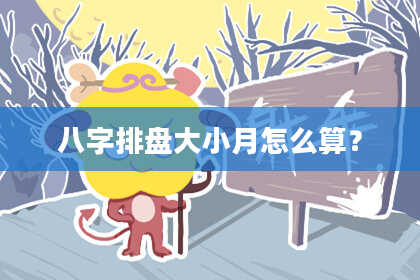 八字排盘大小月怎么算？