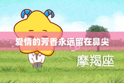 爱情的芳香永远留在鼻尖