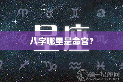 八字哪里是命宫？