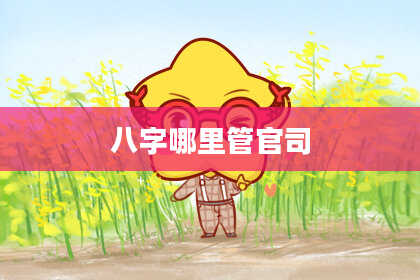 八字哪里管官司