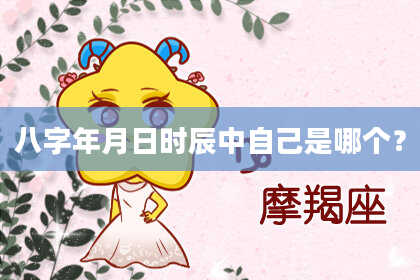 八字年月日时辰中自己是哪个？